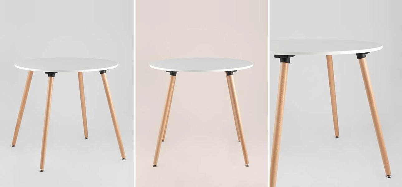 Стол обеденный Hoffman Collection круглый четыре ножки Стол обеденный Hoffman Collection круглый четыре ножки - Loft-Concept в Перми