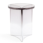 Стол журнальный круглый Acrylic Аether Smoke варинант исполнения - 3 | Loft Concept в Перми