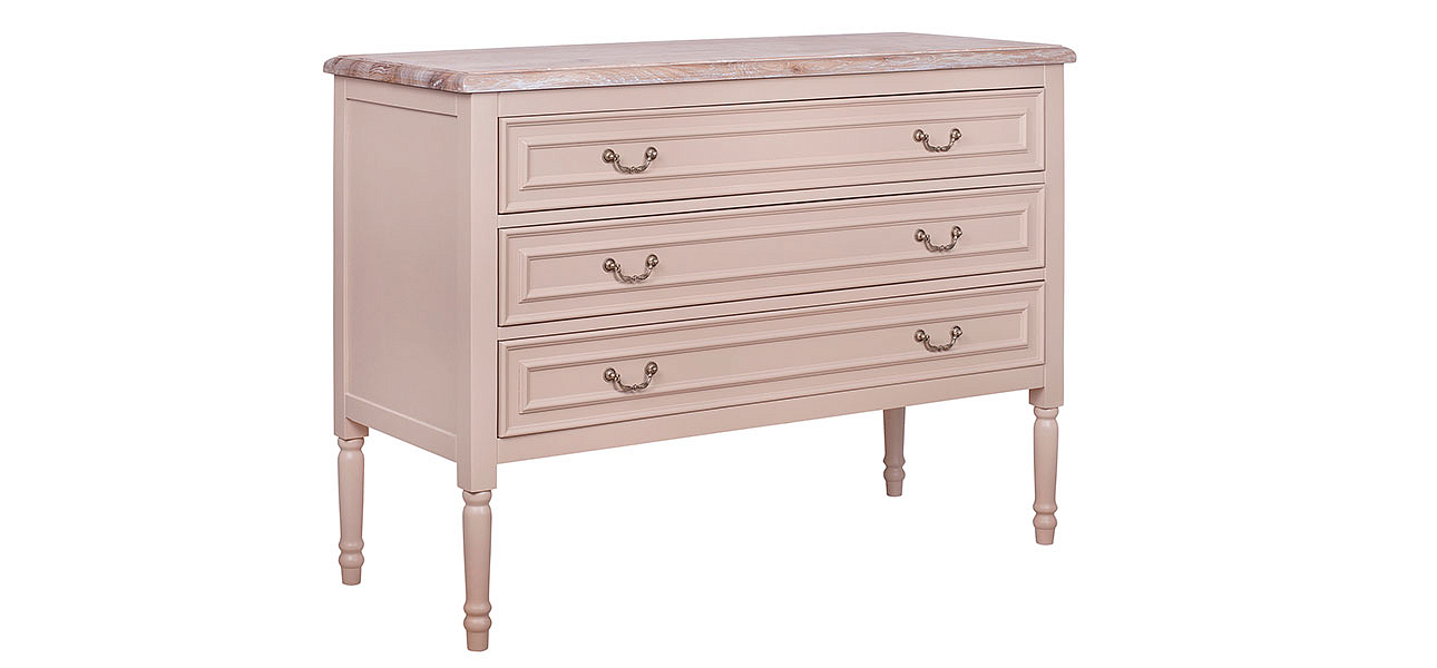 Бежевый комод из дуба Amelia beige dark Бежевый комод из дуба Amelia beige dark - Loft-Concept в Перми