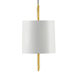 Люстра прямоугольная с белыми цилиндрическими абажурами White Ribbon варинант исполнения - 2 | Loft Concept в Перми