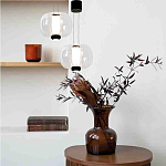 Подвесной светильник с прозрачным рифленым стеклянным плафоном Aurora Bloom варинант исполнения - 2 | Loft Concept в Перми