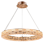 Люстра кольцевая с текстурной огранкой Reflection of Reality варинант исполнения - 1 | Loft Concept в Перми