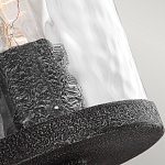 Бра с цилиндрическим плафоном из прозрачного рифленого стекла Feiss варинант исполнения - 4 | Loft Concept в Перми