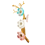 Бра с цветочным декором Miscellaneous herbs варинант исполнения - 2 | Loft Concept в Перми