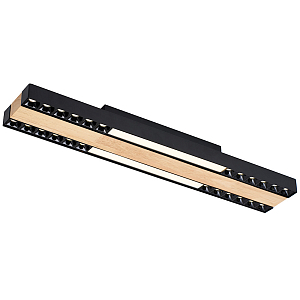 Потолочный светильник черный GAVIN WOOD 1