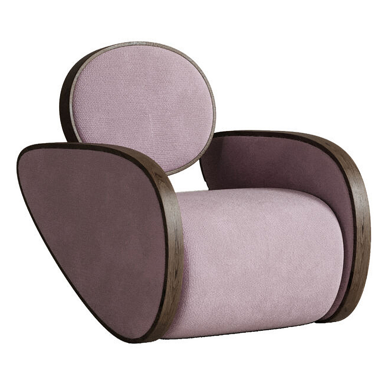 Кресло Nautilus Pink Розовый Коричневый Кресло Nautilus Pink Розовый Коричневый в Перми | Loft Concept