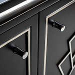 Черный комод в стиле арт-деко Luciano варинант исполнения - 4 | Loft Concept в Перми