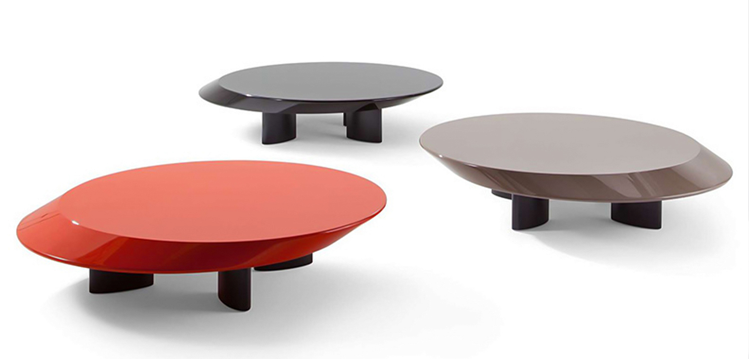 Кофейный стол Ellipse Grey Glossy Coffee Table Кофейный стол Ellipse Grey Glossy Coffee Table - Loft-Concept в Перми