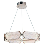 Люстра кольцевая с текстурным природным рисунком IceFlame варинант исполнения - 8 | Loft Concept в Перми