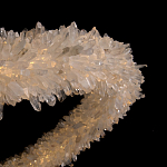 Люстра круглая с натуральным горным хрусталем Crystal Shimmer варинант исполнения - 4 | Loft Concept в Перми