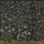 Обои ручная роспись St Laurent Casino metallic silk варинант исполнения - 1 | Loft Concept в Перми