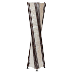 Торшер из перламутра на металлическом каркасе Indonesian Wave варинант исполнения - 1 | Loft Concept в Перми