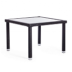 Обеденный комплект из искуственного ротанга Vintara черный варинант исполнения - 11 | Loft Concept в Перми