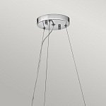 Люстра подвесная круглая с множеством вертикальных прямоугольных кристаллов Kichler варинант исполнения - 3 | Loft Concept в Перми