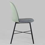 Стул из прочного пластика на металлическом основании Anora Green  варинант исполнения - 3 | Loft Concept в Перми