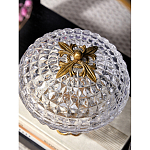 Конфетница из прозрачного рельефного стекла Eden Garden варинант исполнения - 13 | Loft Concept в Перми