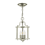 Подвесной светильник с прозрачным стеклянным цилиндрическим плафоном в классическом стиле на цепи Hinkley варинант исполнения - 21 | Loft Concept в Перми