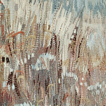 Современный Гобелен из шерсти в бежевых тонах Spring варинант исполнения - 1 | Loft Concept в Перми