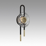 Бра с черным основанием и золотистым декором Bruno варинант исполнения - 3 | Loft Concept в Перми