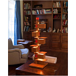 Торшер с каркасом из множества полок Links варинант исполнения - 4 | Loft Concept в Перми