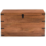 Деревянный сундук из массива манго Mango Wooden Chest Brown варинант исполнения - 4 | Loft Concept в Перми