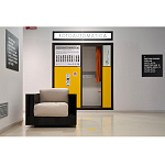 Дизайнерское кожаное кресло Poltronova Saratoga Armchair варинант исполнения - 5 | Loft Concept в Перми