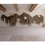 Большая дизайнерская Инсталляция из соломы RAFFIA Installation  варинант исполнения - 7 | Loft Concept в Перми