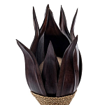 Настольная лампа черная INDONESIAN LAMPS 1 варинант исполнения - 2 | Loft Concept в Перми