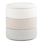 Пуф Three Colors в ткани букле из трех цветов  варинант исполнения - 1 | Loft Concept в Перми