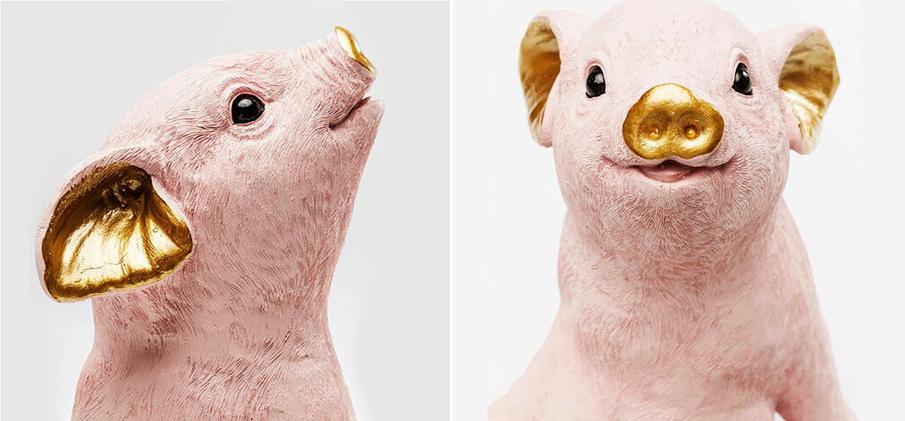 Статуэтка розовый поросенок Pink pig Статуэтка розовый поросенок Pink pig - Loft-Concept в Перми
