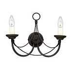 Бра черного цвета с лампой в форме свечи Elstead Lighting варинант исполнения - 4 | Loft Concept в Перми