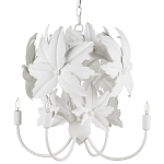 Люстра белая в виде цветков шиповника White Rosehip Flower варинант исполнения - 2 | Loft Concept в Перми