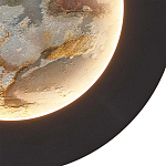 Бра в форме диска черного цвета Borders of Black варинант исполнения - 2 | Loft Concept в Перми