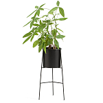 Кашпо из металла Elevated Planters черное варинант исполнения - 2 | Loft Concept в Перми