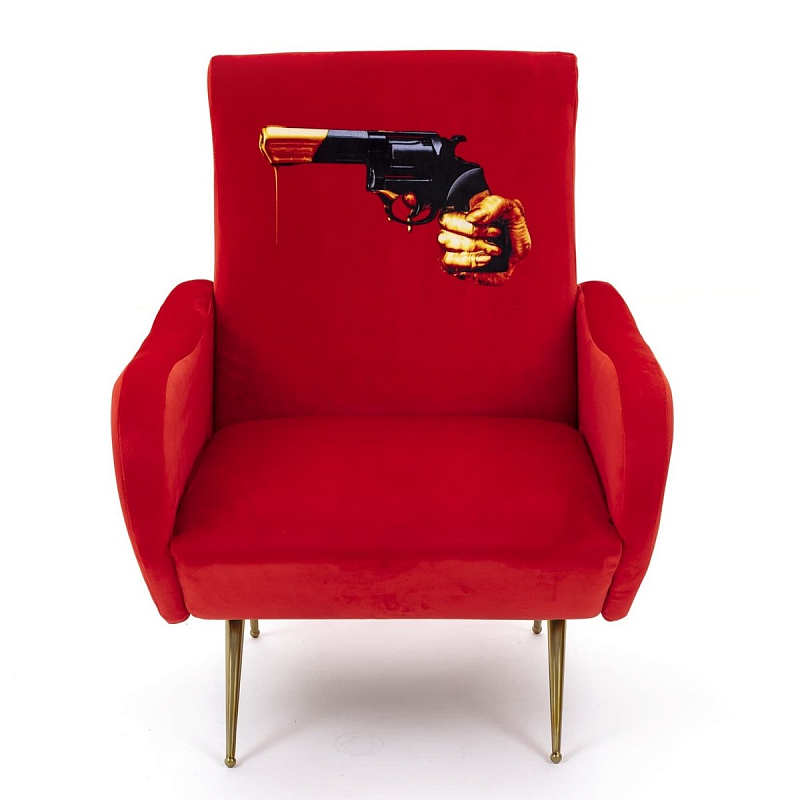 Кресло Seletti Armchair Revolver Красный в Перми | Loft Concept 