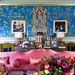 Обои ручная роспись Houghton Canton Blue варинант исполнения - 5 | Loft Concept в Перми