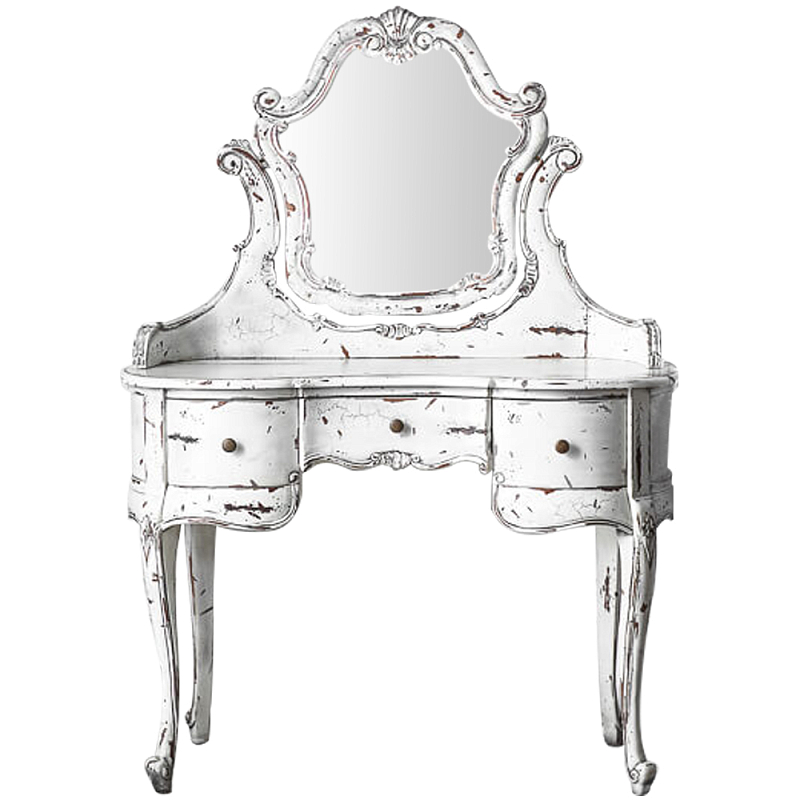 Трельяж White Felicienne Dressing Table Белый Коричневый в Перми | Loft Concept 