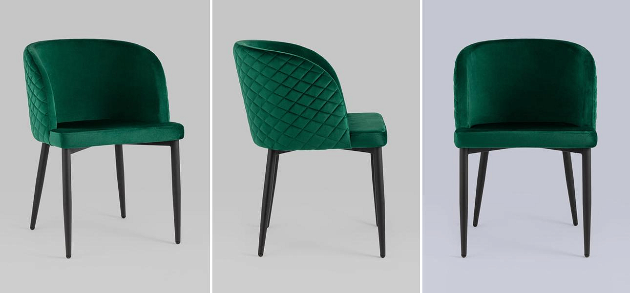 Стул Oscar Chair Изумрудный Зеленый Цвет Стул Oscar Chair Изумрудный Зеленый Цвет - Loft-Concept в Перми