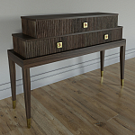 Премиальная Консоль с тремя ящиками Elsa Dreams Walnut варинант исполнения - 1 | Loft Concept в Перми