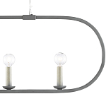 Люстра линейная в овальной раме Traditional Clean Lines варинант исполнения - 1 | Loft Concept в Перми