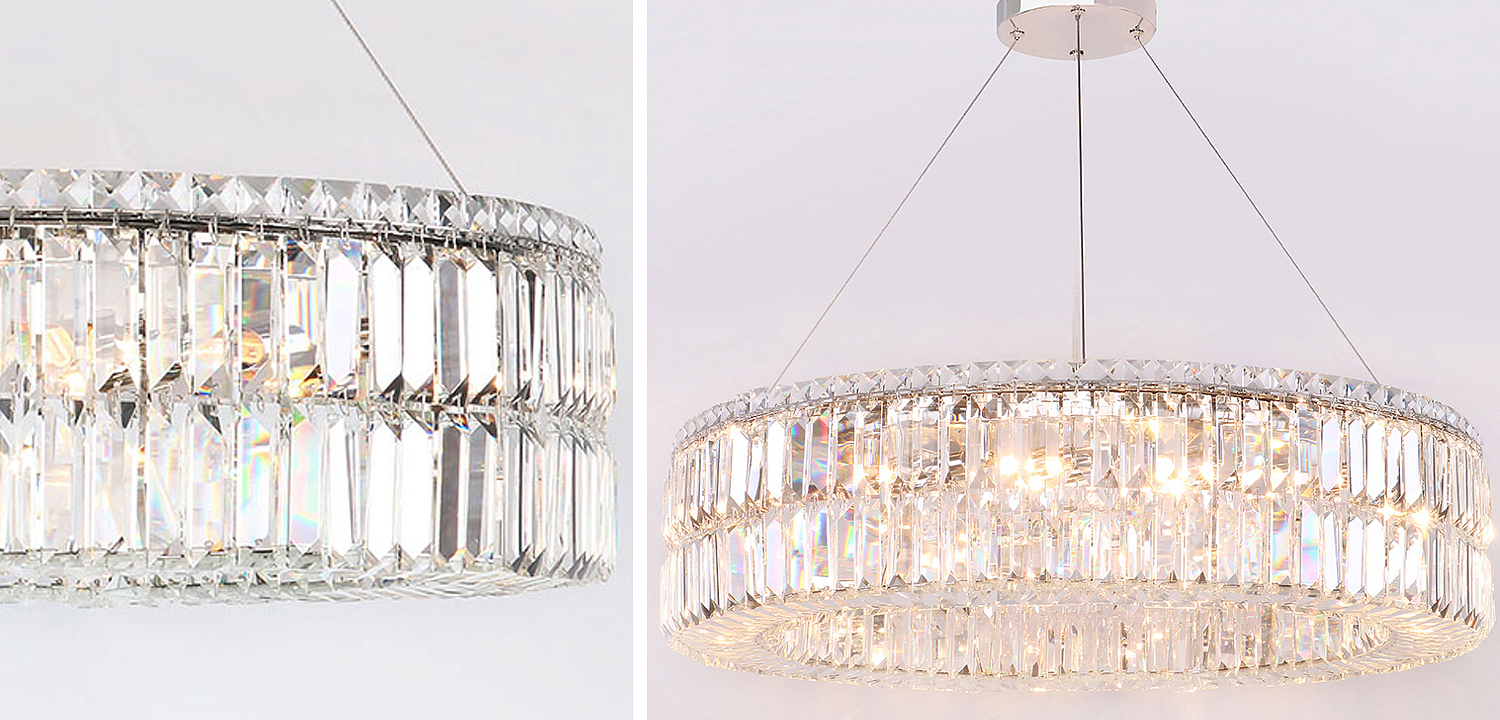 Люстра Darleen Crystal Nickel Chandelier 17 Люстра Darleen Crystal Nickel Chandelier 17 - Loft-Concept в Перми