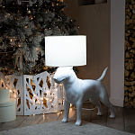 Лампа COLLECTION OF DOGS с абажуром Бультерьер варинант исполнения - 10 | Loft Concept в Перми