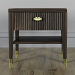 Прикроватная тумбочка с ящиком Elsa Dreams Walnut варинант исполнения - 5 | Loft Concept в Перми