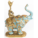 Фарфоровый подсвечник Слон с эмоцией Fluens варинант исполнения - 2 | Loft Concept в Перми