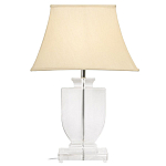 Настольная лампа хрустальная с бежевым абажуром Perfect варинант исполнения - 1 | Loft Concept в Перми