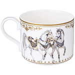 Чайный сервиз из фарфора с изображением лошадей на 6 персон 14 предметов Porcelain Horse Set варинант исполнения - 4 | Loft Concept в Перми
