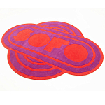 Дизайнерский ковер розовый Poltronova Sofo Rosancio Rug варинант исполнения - 2 | Loft Concept в Перми