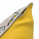 Чехол на подушку с рисунком и вышивкой Aurora Allure Sprout варинант исполнения - 4 | Loft Concept в Перми