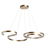 Люстра подвесная светодиодная в виде волнообразной ленты Ribbon Vortex варинант исполнения - 15 | Loft Concept в Перми