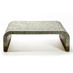 Стол журнальный Белый  BONE INLAY SIDE TABLE-Cream варинант исполнения - 2 | Loft Concept в Перми